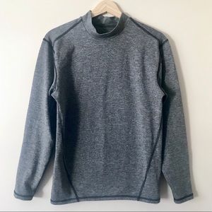 Champion Gray Mock Neck Compression Shirt